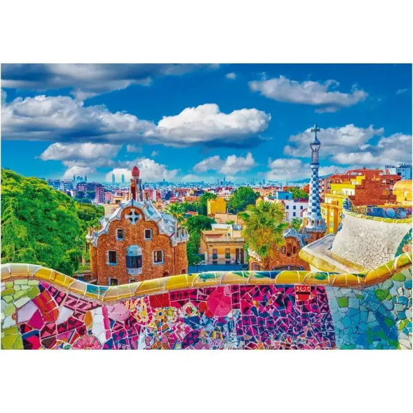 Puzzle da 1000 pezzi Park Güell Barcellona HQC - Clementoni immagine 2