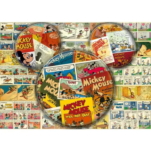 Puzzle da 1000 pezzi con fumetto di Topolino - Trefl immagine 2