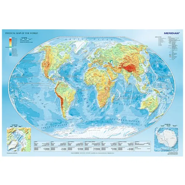 Puzzle da 1000 pezzi con mappa fisica della Terra - Trefl immagine 2