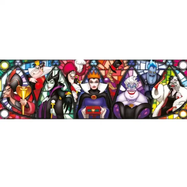 Puzzle da 1000 pezzi con panorama dei cattivi Disney - Clementoni immagine 2
