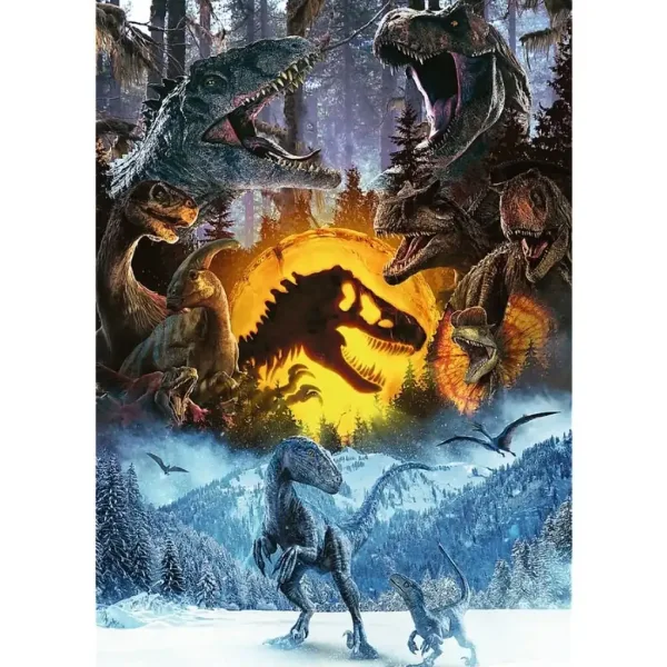 Puzzle da 1000 pezzi nel mondo di Jurassic Park - Trefl immagine 2