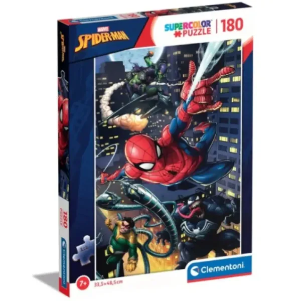 Puzzle da 180 pezzi Supercolor de LUomo Ragno - Clementoni immagine 2