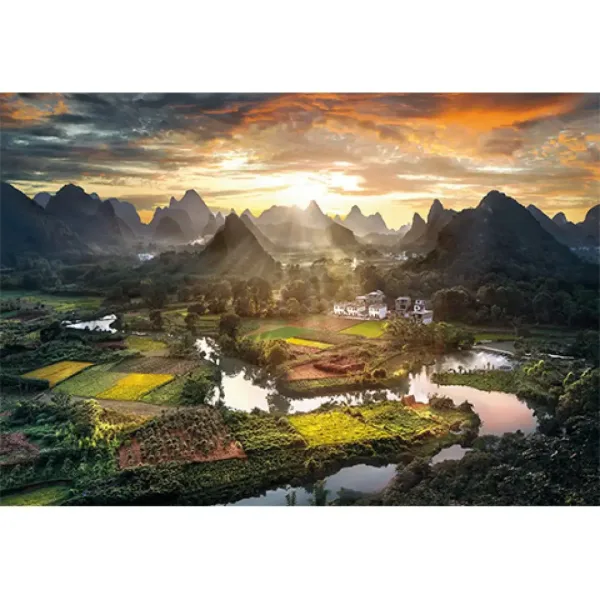 Puzzle da 2000 pezzi "Paesaggio Cinese" - Clementoni immagine 2