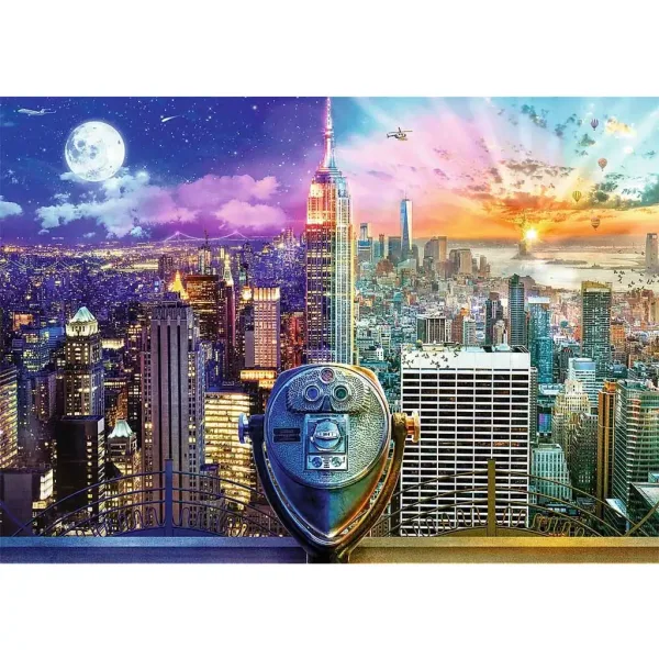 Puzzle da 2x500 pezzi "American Boulevard" - Trefl immagine 3