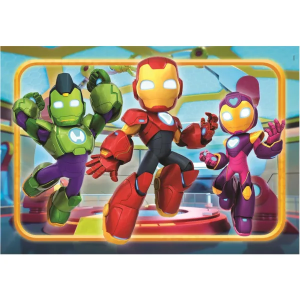 Puzzle da 30 pezzi "Iron Man e i suoi fantastici amici" - Clementoni immagine 2