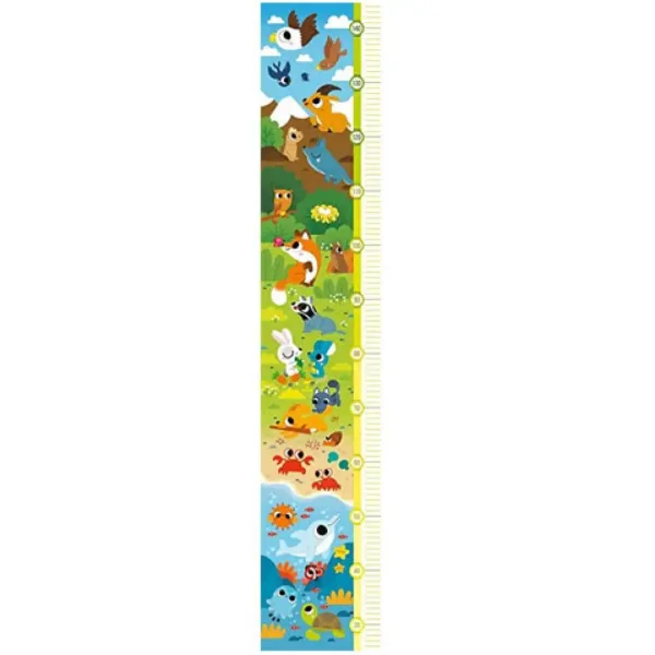 Puzzle da 30 pezzi con metro da parete di simpatici animaletti - Clementoni immagine 2