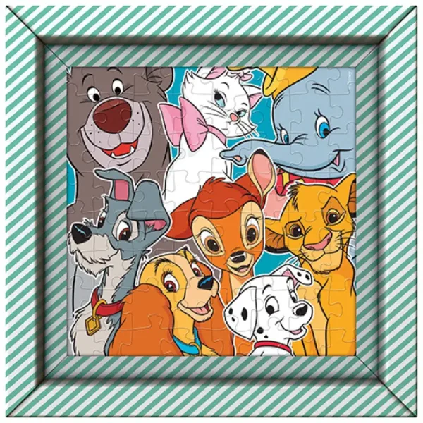 Puzzle da 60 pezzi con cornice di personaggi animali Disney+ - Clementoni immagine 1