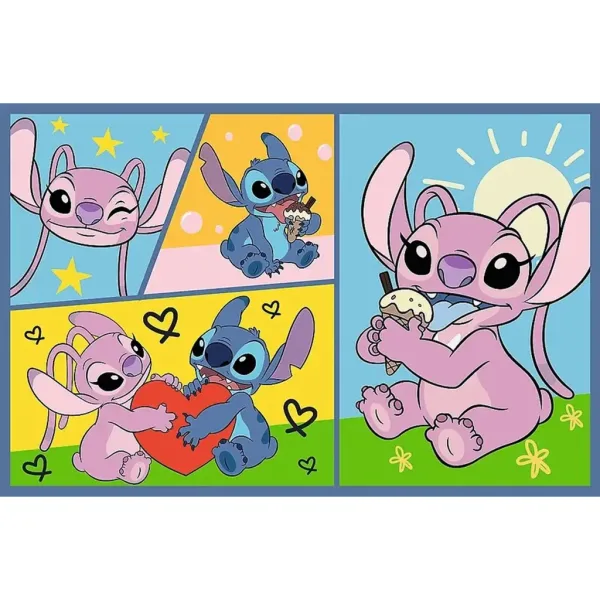 Puzzle da 70 pezzi x2 di Stitch e i suoi amici - Trefl immagine 3