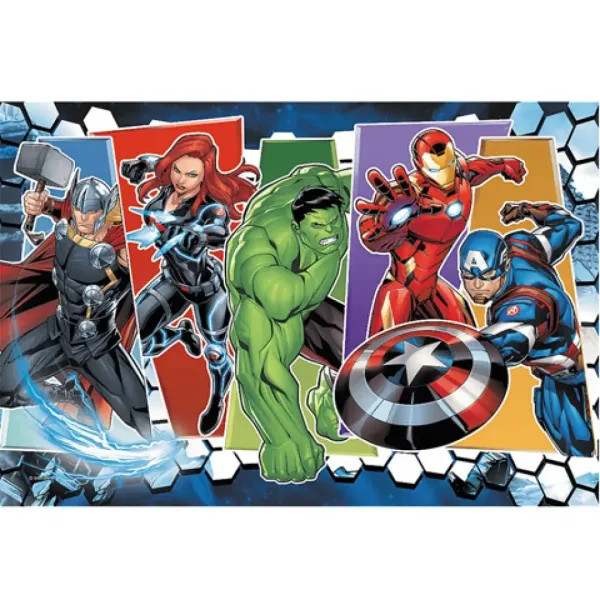 Puzzle degli Invincibili Vendicatori 60 pezzi - Trefl immagine 2