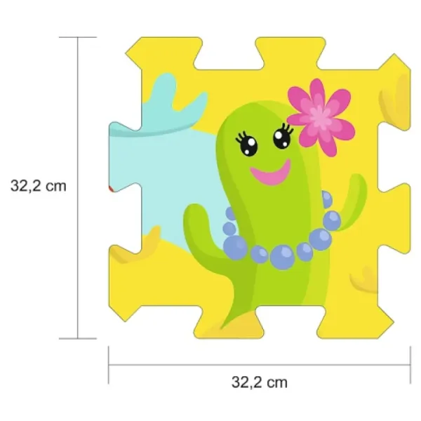 Puzzle di spugna con cactus canterini - Terfl immagine 2