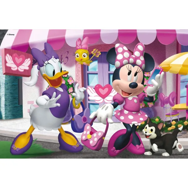 Puzzle e album da colorare Minnie Mouse 2 in 1, 108 pezzi, 50x35 cm - Lisciani immagine 2