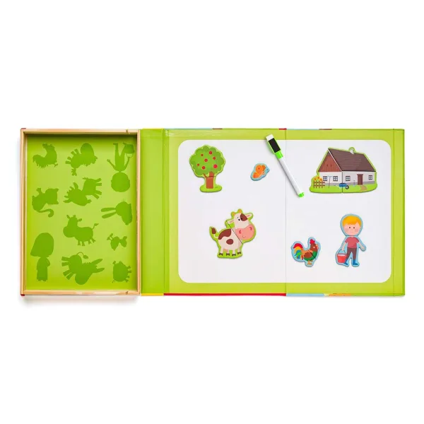 Puzzle magnetico in scatola - Fattoria - Woodyland immagine 3