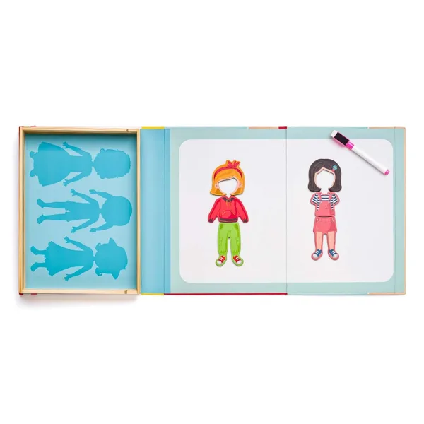 Puzzle magnetico in scatola - Salone di moda - Woodyland immagine 3