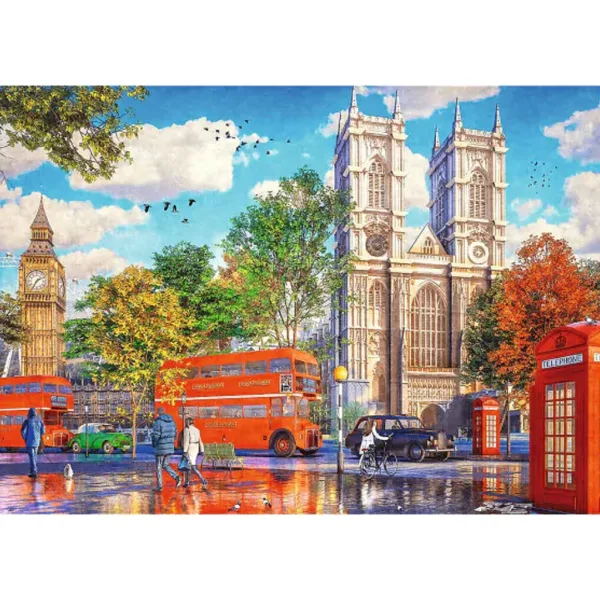 Puzzle premium da 1000 pezzi - Scorcio di strada londinese - Trefl immagine 2