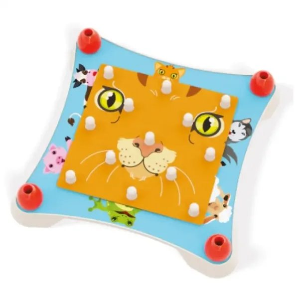 Quercetti: Crea un volto animale puzzle immagine 2