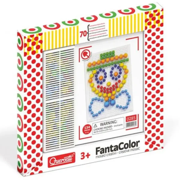 Quercetti: Fantacolor chiodini clown 70 pezzi immagine 1