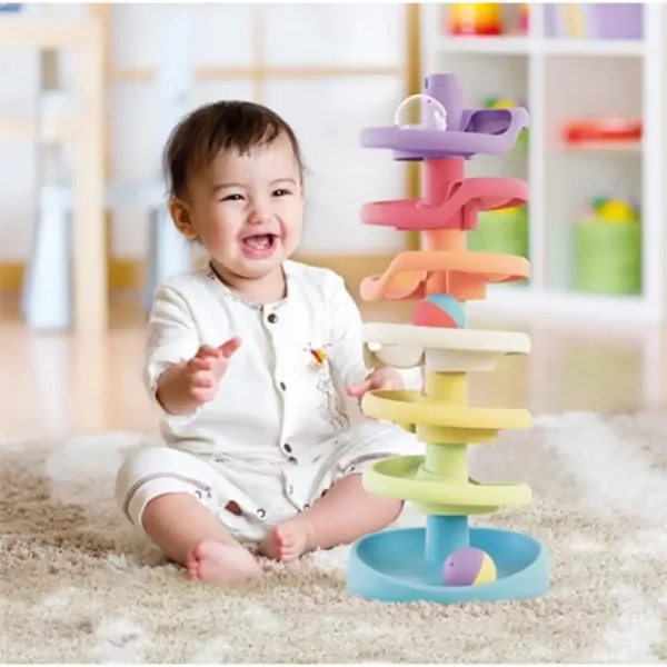 Quercetti: Gioca Eco Spirale torre pista per biglie per bambini immagine 2