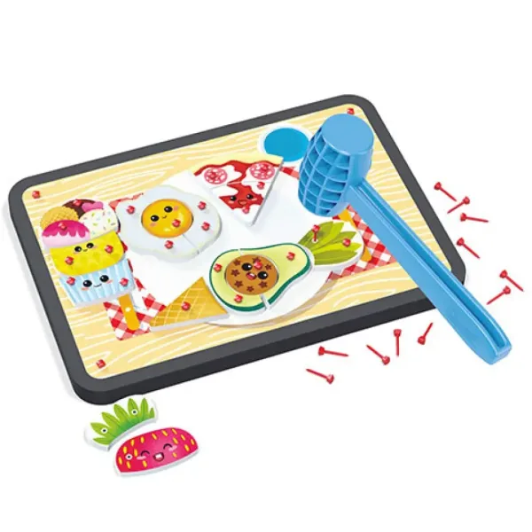Quercetti: Gioco creativo Tap Tap cibi gioco creativo immagine 2
