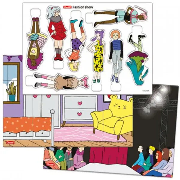 Quercetti: Gioco di sfilata di moda per bambini immagine 3