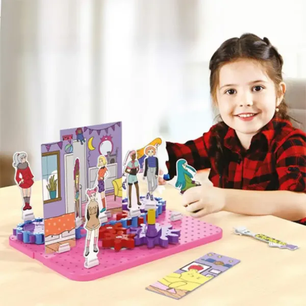 Quercetti: Gioco di sfilata di moda per bambini immagine 5