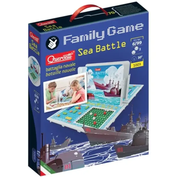 Quercetti: Gioco per Famiglia - Gioco di Battaglia Navale immagine 1
