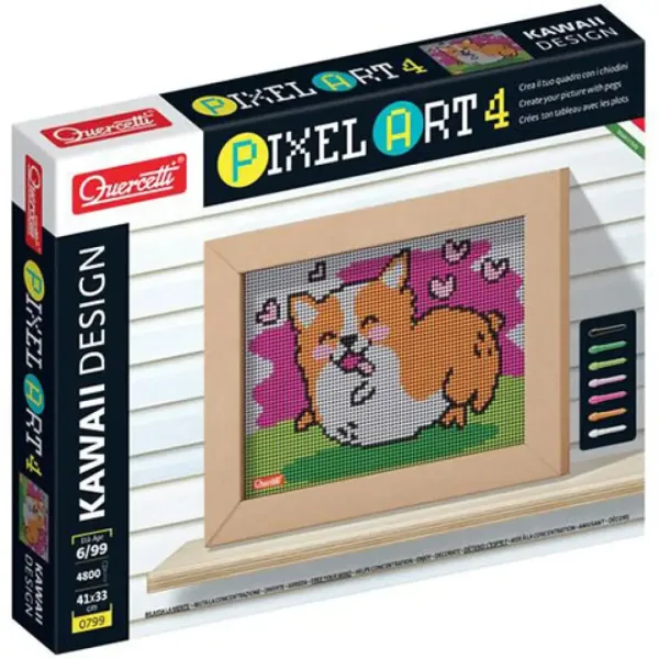 Quercetti: Pixel Art 4 Kawaii Corgi puntini immagine 1
