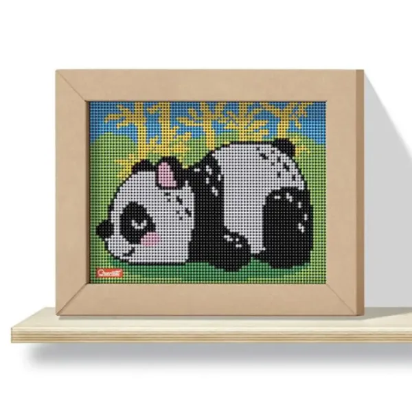 Quercetti: Pixel Art 4 Kawaii Panda chiodini immagine 2