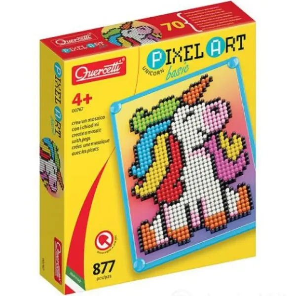 Quercetti: Pixel Art Unicorno pégs immagine 1