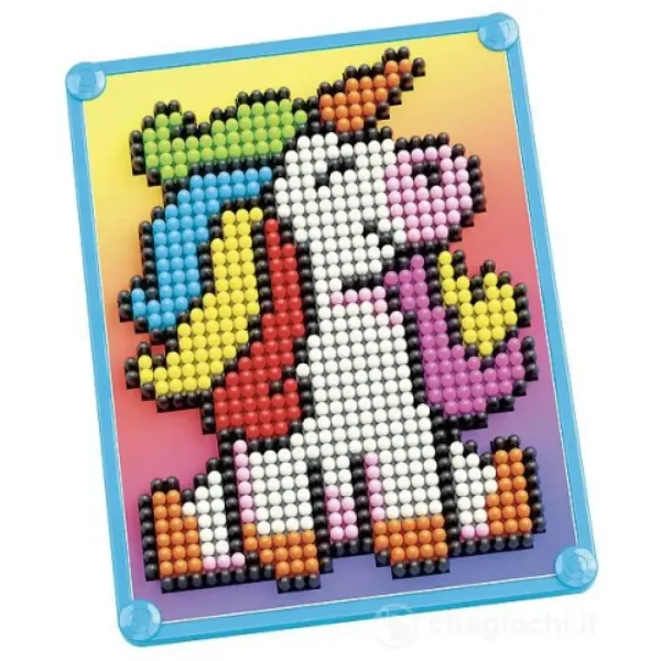 Quercetti: Pixel Art Unicorno pégs immagine 2