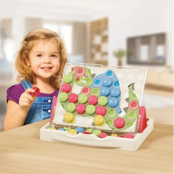 Quercetti: Play Eco Fantacolor junior set di pioli da 58 pezzi immagine 2