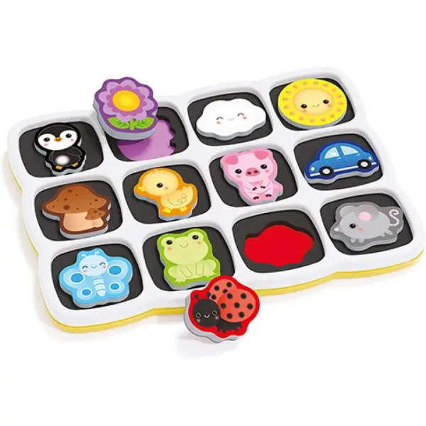 Quercetti: Puzzle magnetico Smart Prime parole e colori immagine 2