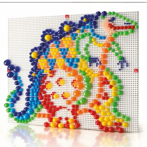 Quercetti: Set chiodini dinosauri 600 pezzi immagine 2