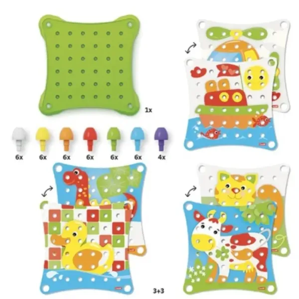 Quercetti: Set di 41 pezzi Jumbo Peggy immagine 4