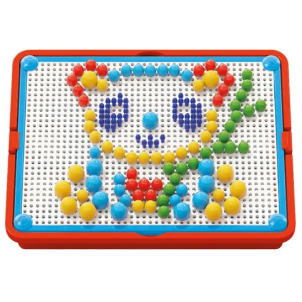 Quercetti: Set di chiodini colorati con animali 150 pezzi immagine 4