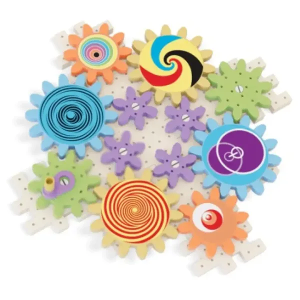 Quercetti: Set di ingranaggi Play Eco Kaleido 38 pezzi immagine 4