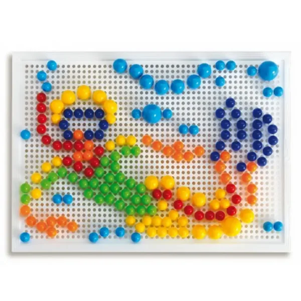 Quercetti: Set di pioli colorati-balena 280 pezzi immagine 4