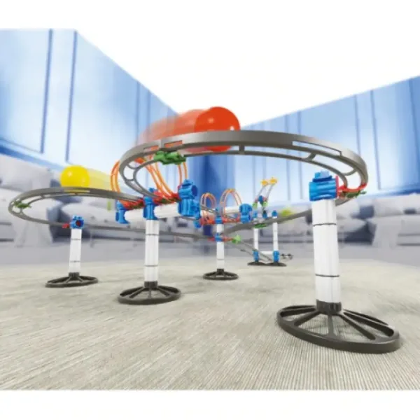 Quercetti: Skyrail League set di piste per biglie da 166 pezzi immagine 2