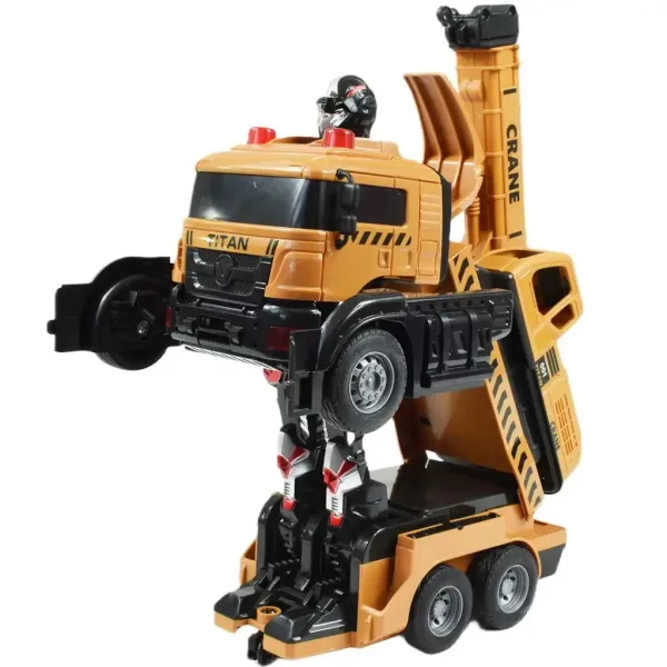 RC Autobot Titan telecomandato robot trasformabile gru camion 27MHz 26cm immagine 4