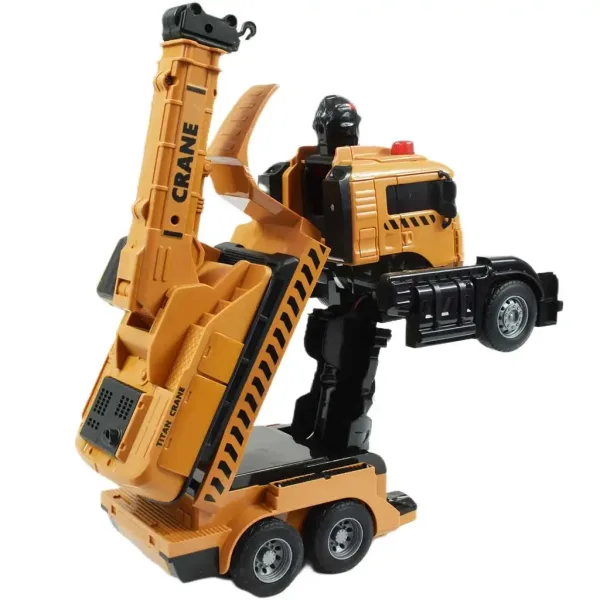 RC Autobot Titan telecomandato robot trasformabile gru camion 27MHz 26cm immagine 5