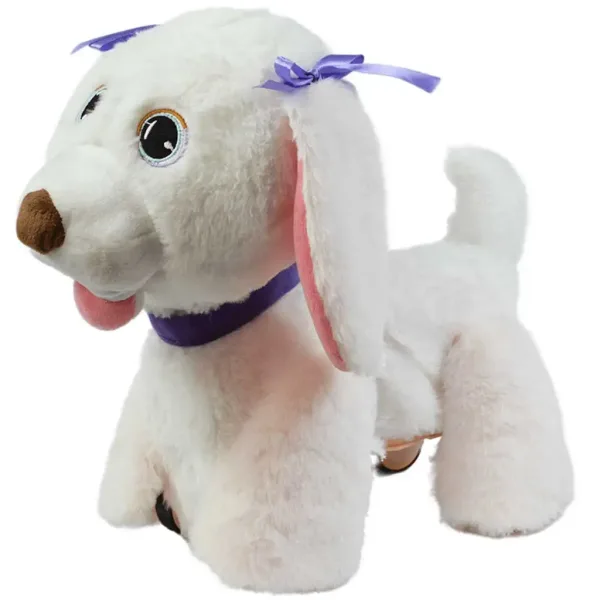 RC Cute Pet: Cane Labrador interattivo in peluche telecomandato con accessori 2.4GHz 40cm immagine 2