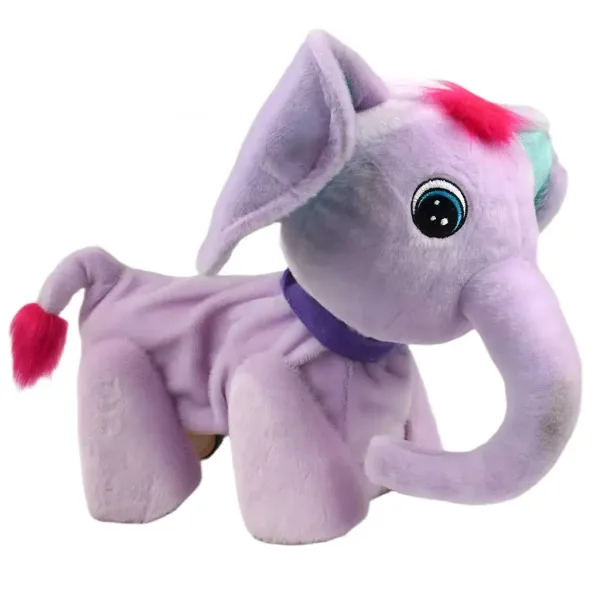 RC Cute Pet: Elefante di peluche interattivo telecomandato con accessori 2.4GHz 40cm immagine 4