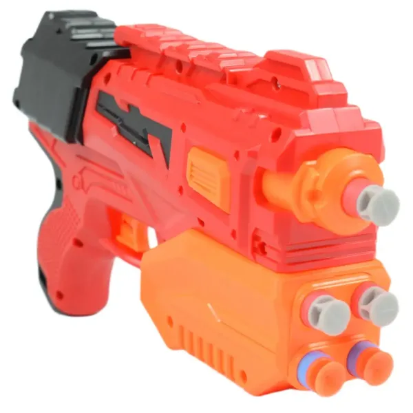 Raid Launcher: Lanciatore manuale di spugne con bersaglio e proiettili 26cm immagine 4
