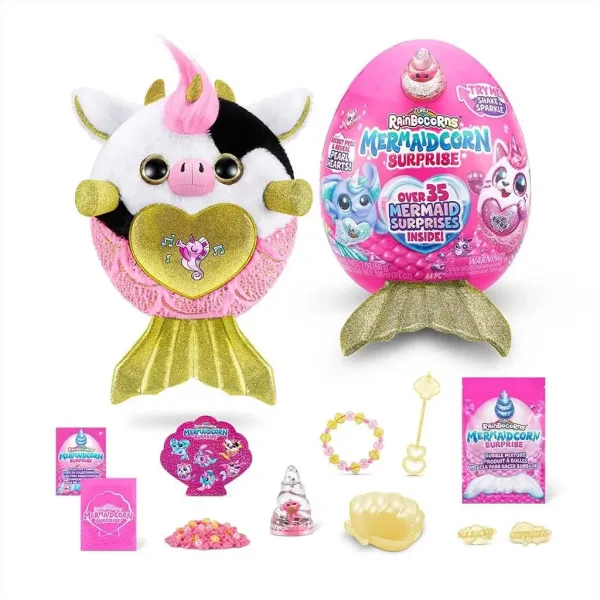 Rainbocorns: Mermaidcorn S5 Uovo sorpresa con peluche Mermaidcorn, disponibile in diverse varianti, 1 pezzo immagine 6