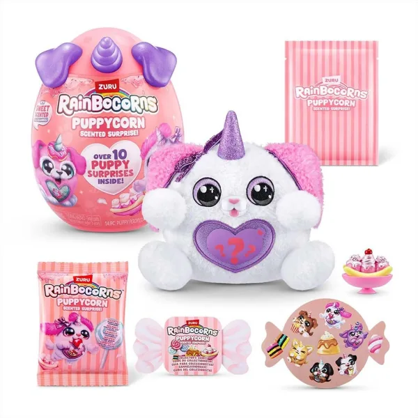 Rainbocorns: Pocket Puppycorn sorpresa peluche profumato cagnolino in diverse varianti 1 pezzo immagine 11