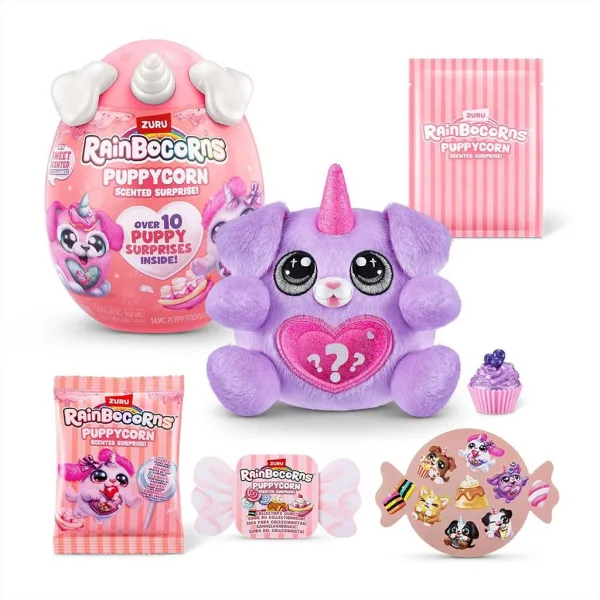 Rainbocorns: Pocket Puppycorn sorpresa peluche profumato cagnolino in diverse varianti 1 pezzo immagine 6