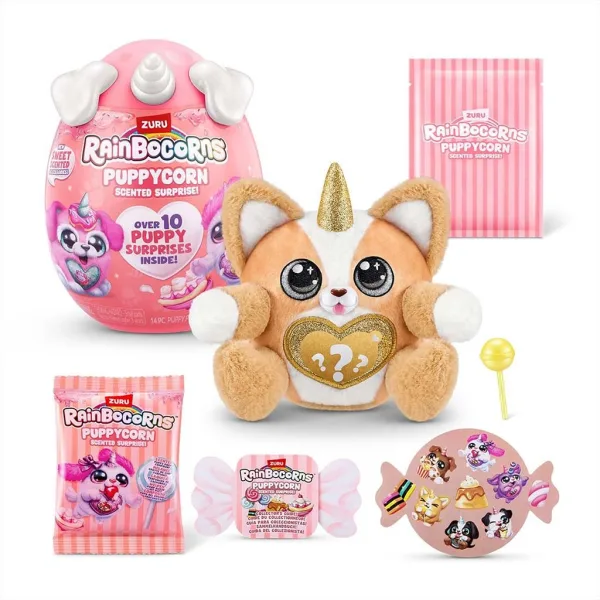 Rainbocorns: Pocket Puppycorn sorpresa peluche profumato cagnolino in diverse varianti 1 pezzo immagine 8