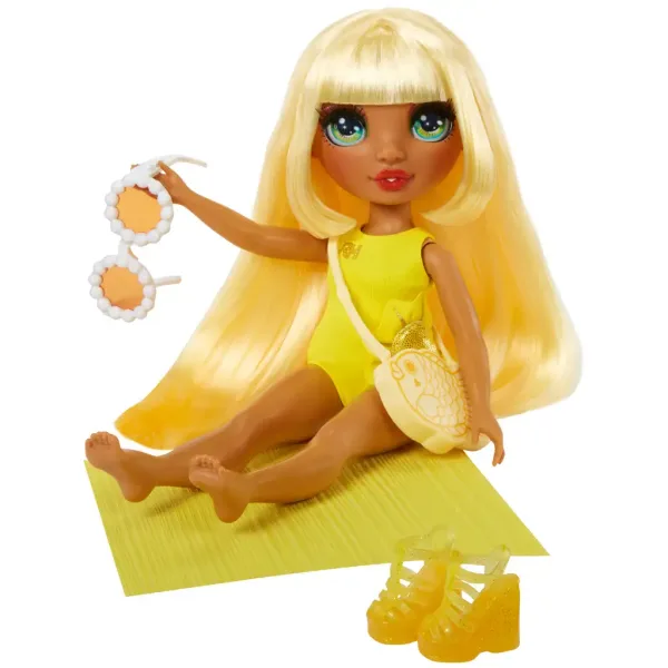 Rainbow High: Fashion Beach Doll Sunny bambola fashion da spiaggia immagine 2