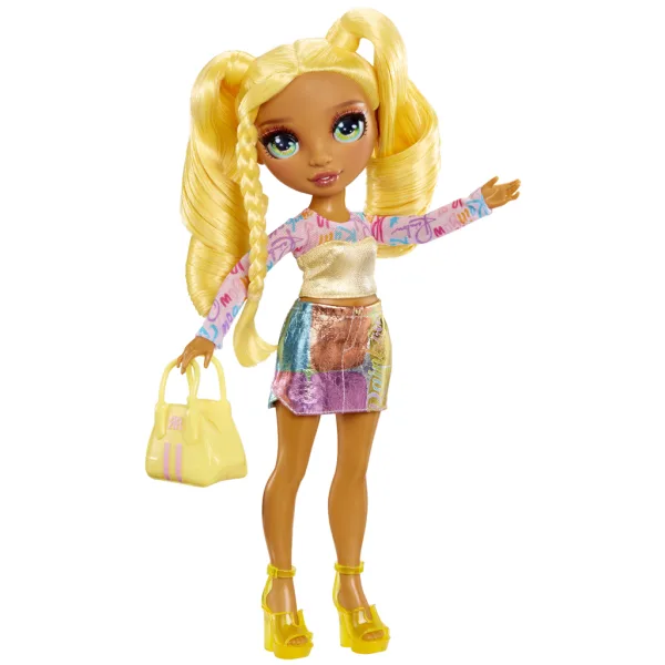 Rainbow High: Il mio stile alla moda Sunny Madison bambola fashion con accessori immagine 2