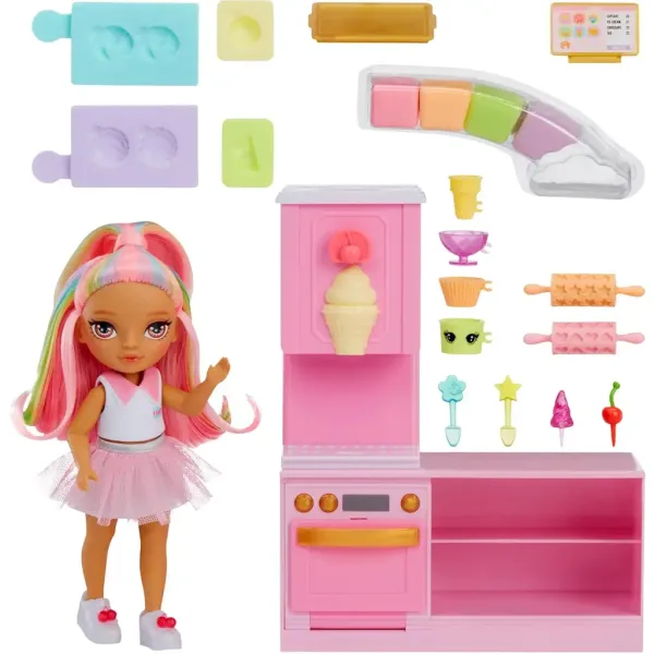 Rainbow High: Set gioco Pasticceria con bambola Kandy Hart immagine 2