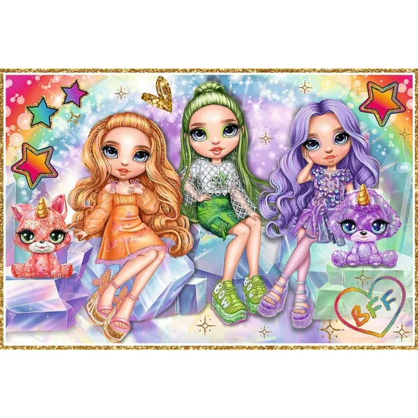 Rainbow High migliori amiche puzzle 2x200 pezzi - Trefl immagine 2